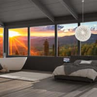 altitude control system bedroom sunset